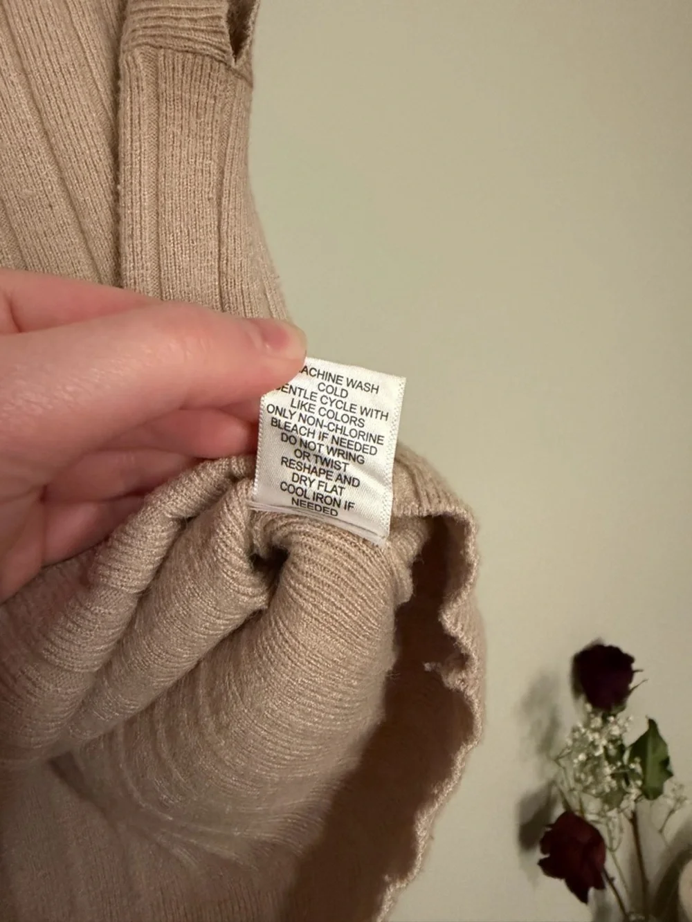 Sincerely Jules Cream Ribbed Wide-Leg Pants Set - Picture 6 of 6